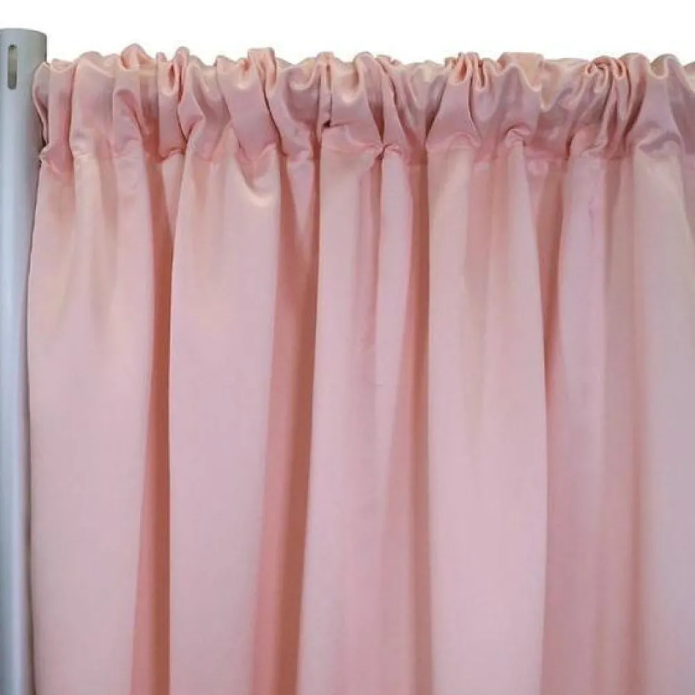 Lamour (Dull) Satin Drapery Panels (58" Wide) / 51 Colors