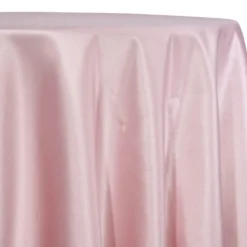 Lamour (Dull) Satin Table Linen in Pink 1157