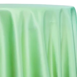 Lamour (Dull) Satin Table Linen in Teal Green 1645