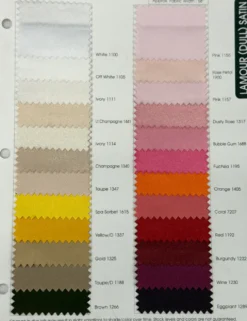 Lamour (Dull) Satin Table Linen in Dusty Rose 1317