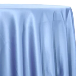 Lamour (Dull) Satin Table Linen in Blue 1119
