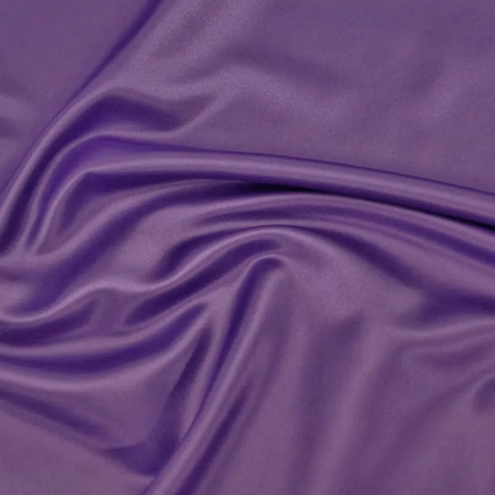 Lamour (Dull) Satin Table Linen in Purple 9685