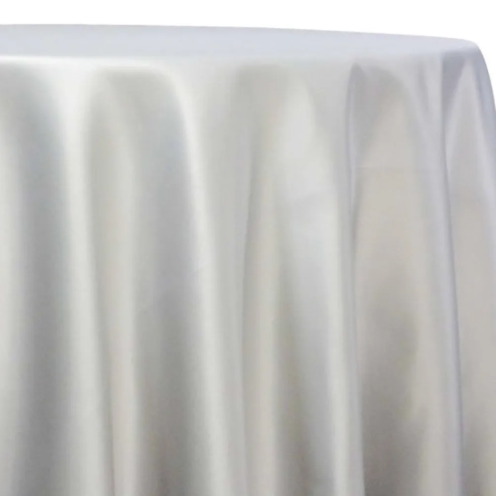 Lamour (Dull) Satin Table Linen in Off White 1105