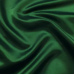 Lamour (Dull) Satin Table Linen in Hunter Green 7385