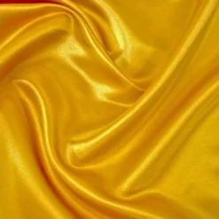 Lamour (Dull) Satin Table Linen in Yellow/D 1337
