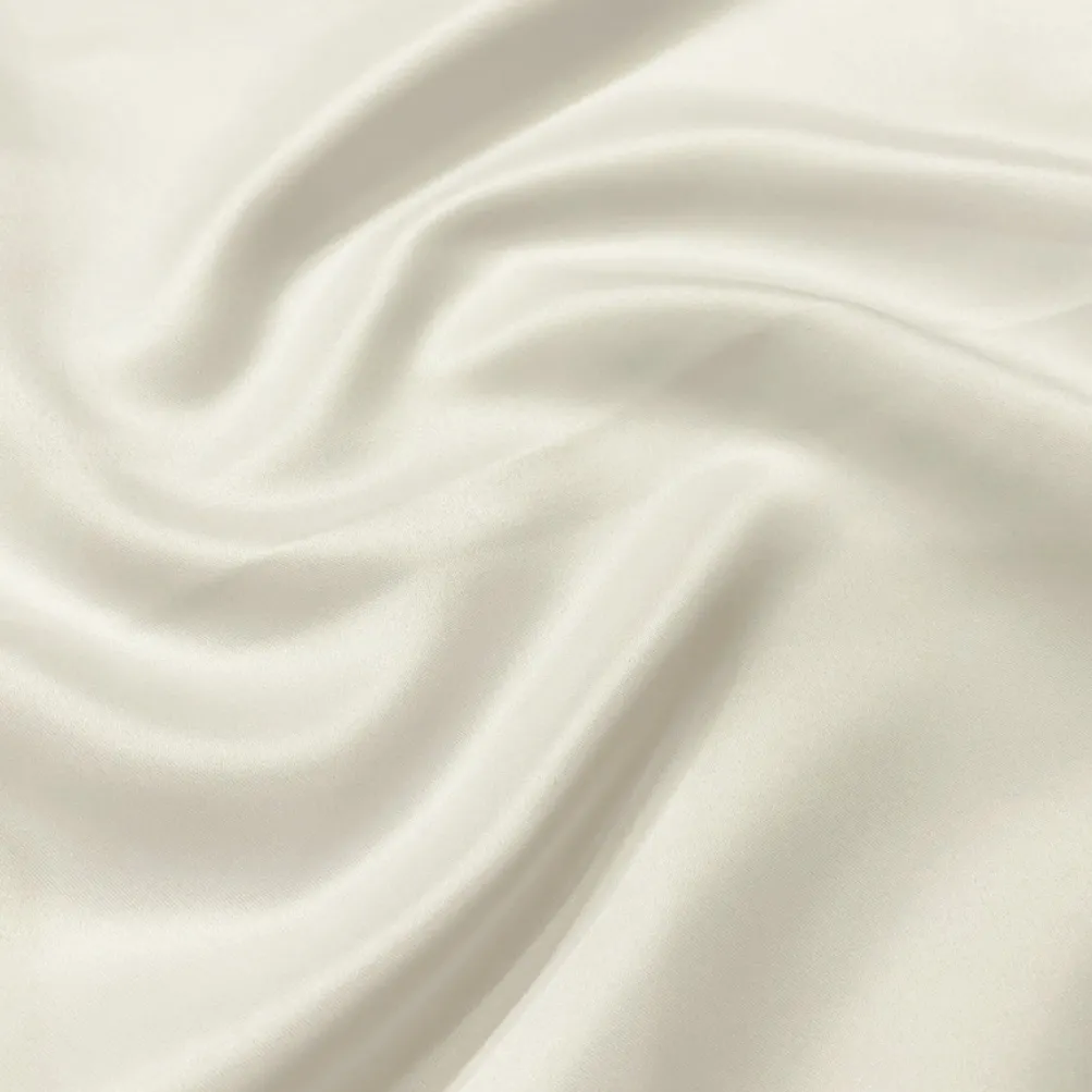 Lamour (Dull) Satin Table Linen in Ivory 1111