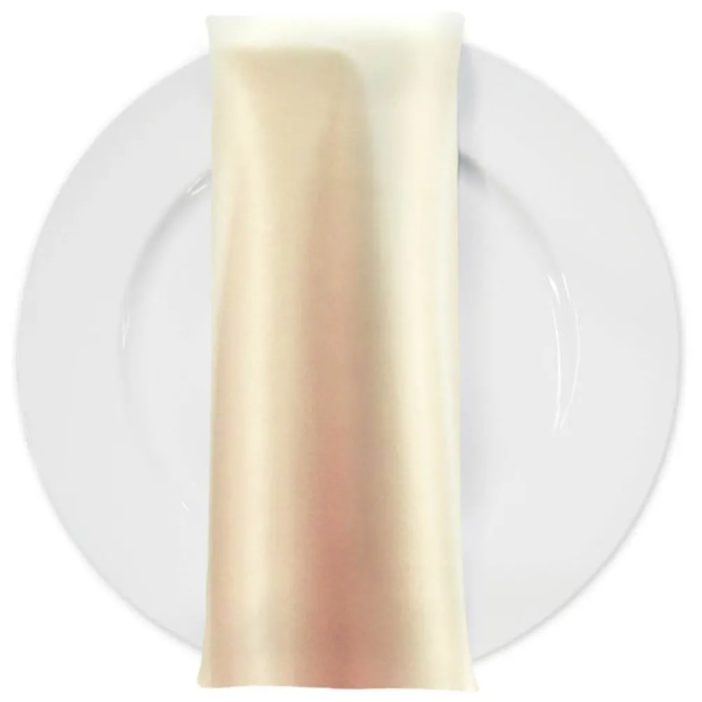 Lamour (Dull) Satin Table Napkin in Champagne 1340