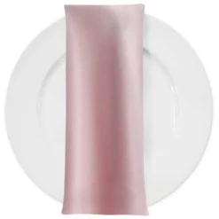 Lamour (Dull) Satin Table Napkin in Pink 1157