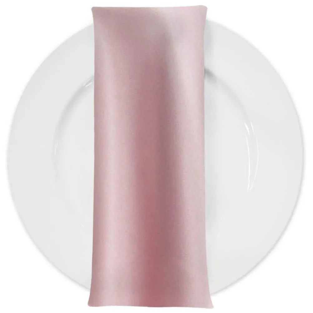 Lamour (Dull) Satin Table Napkin in Pink 1157