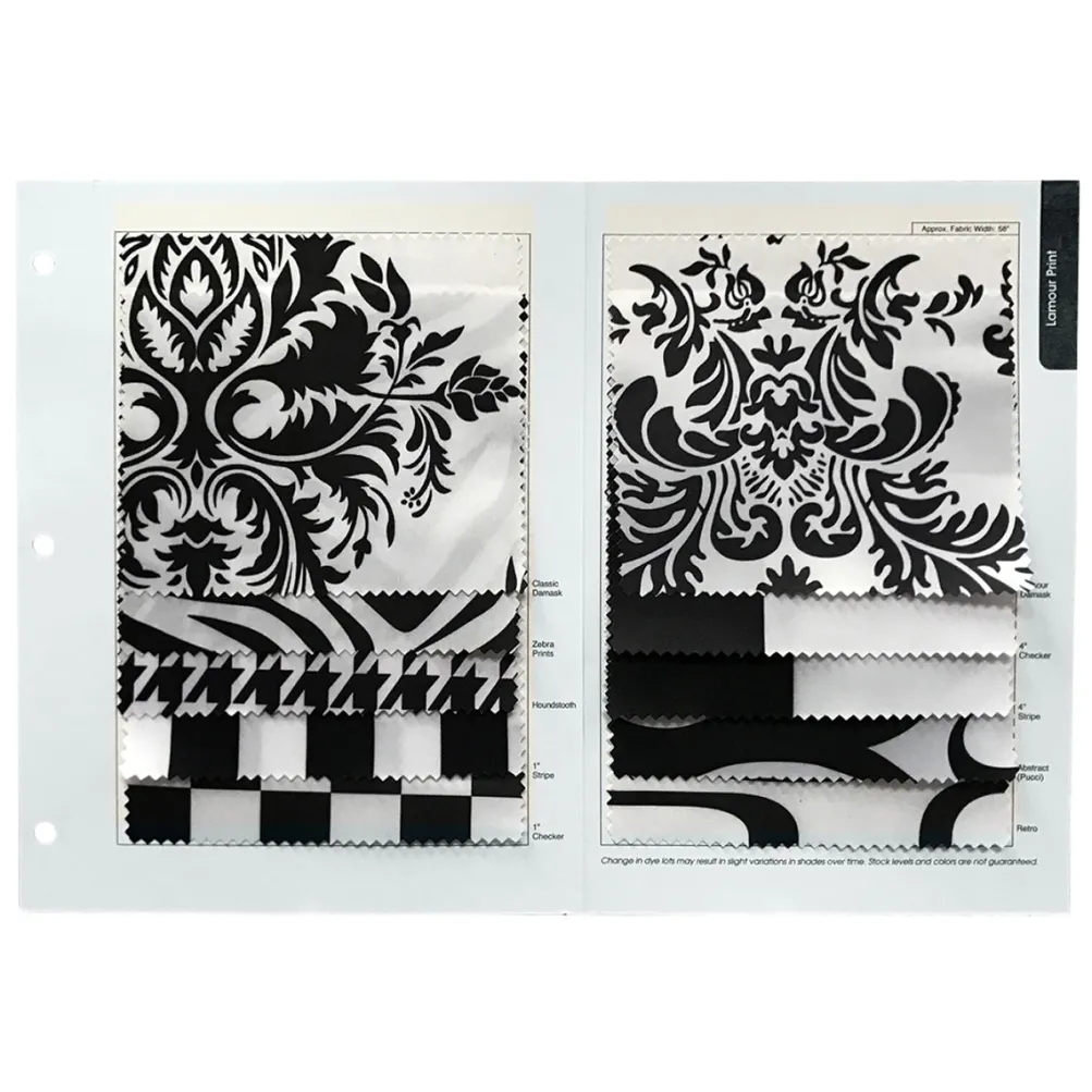 Lamour Prints Table Linen in 4"x4" Checker