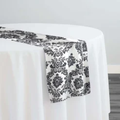 Lamour Prints Table Runner in Damask