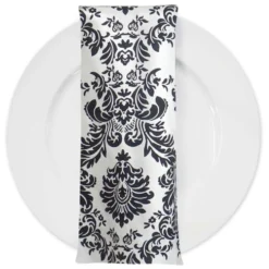Lamour Print Table Napkin in Damask