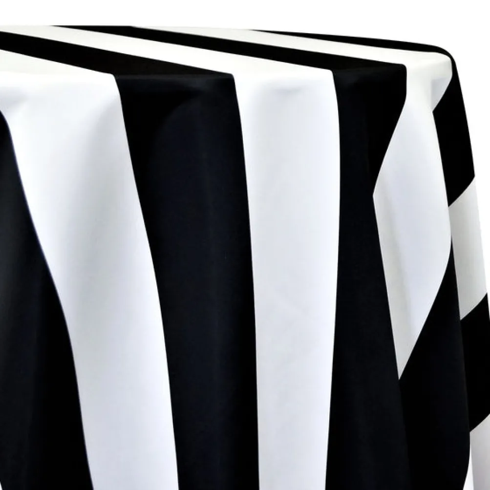 Lamour Stripe Table Linen in 4" Stripe