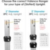 3-Layer Valance Hanger (for slotted uprights)