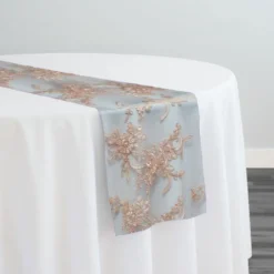 Laylani Lace Table Runner in Champagne
