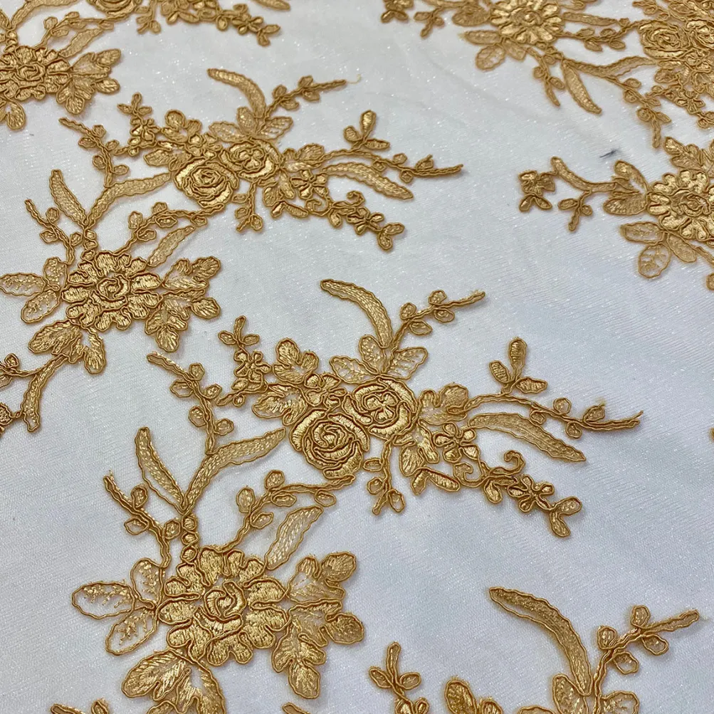 Laylani Lace Table Runner in Gold