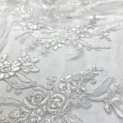 Laylani Lace (w/ Poly Lining) Table Napkin in White