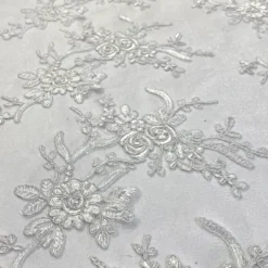 Laylani Lace (w/ Poly Lining) Table Napkin in White