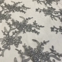 Laylani Lace (w/ Poly Lining) Table Napkin in Silver