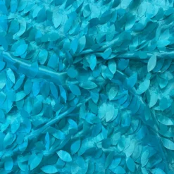 Leaf Hanging Taffeta Table Runner in Oasis