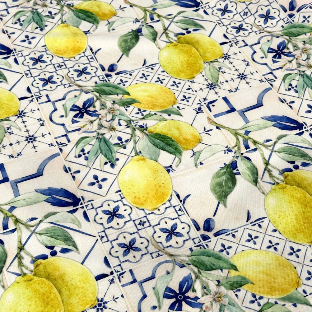 Lemon Cantina (Poly Print) Table Runner