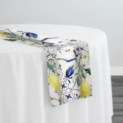 Lemon Cantina (Poly Print) Table Runner