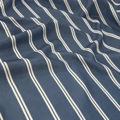 Lexington Stripe (Slub Print) Table Runner in Navy