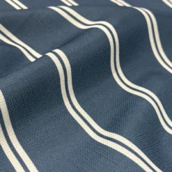 Lexington Stripe (Slub Print) Table Napkin in Navy