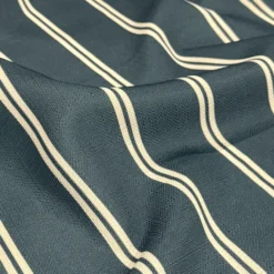 Lexington Stripe (Slub Print) Table Napkin in Slate Blue