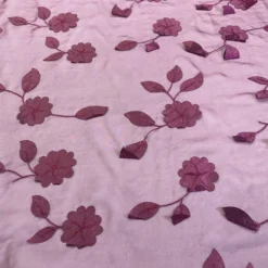 Lily Petal Table Runner in Plum