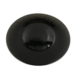 Linen - Glass Charger Plate in Black (Item # 0236)