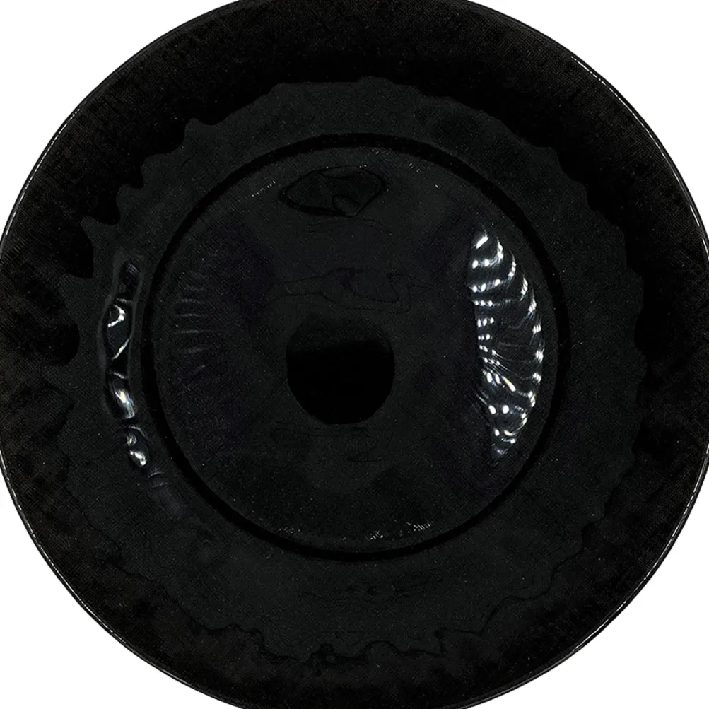 Linen - Glass Charger Plate in Black (Item # 0236)