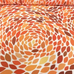 Locus Leaf (Poly Print) Table Runner in Orange