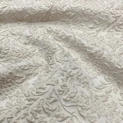 Lucia Jacquard Table Linen in Ivory