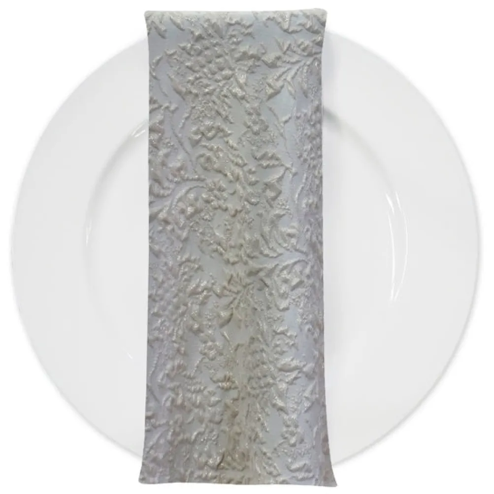 Lucia Jacquard Table Napkin in Ivory