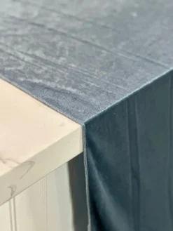 Lush Velvet Table Linen in Copen Perry