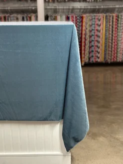 Lush Velvet Table Linen in Copen Perry