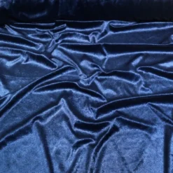 Lush Velvet Table Linen in Dark Navy