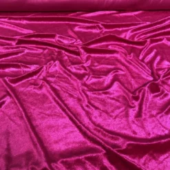 Lush Velvet Table Linen in Fuchsia