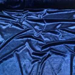 Lush Velvet Table Linen in Navy