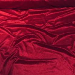 Lush Velvet Table Linen in Wine