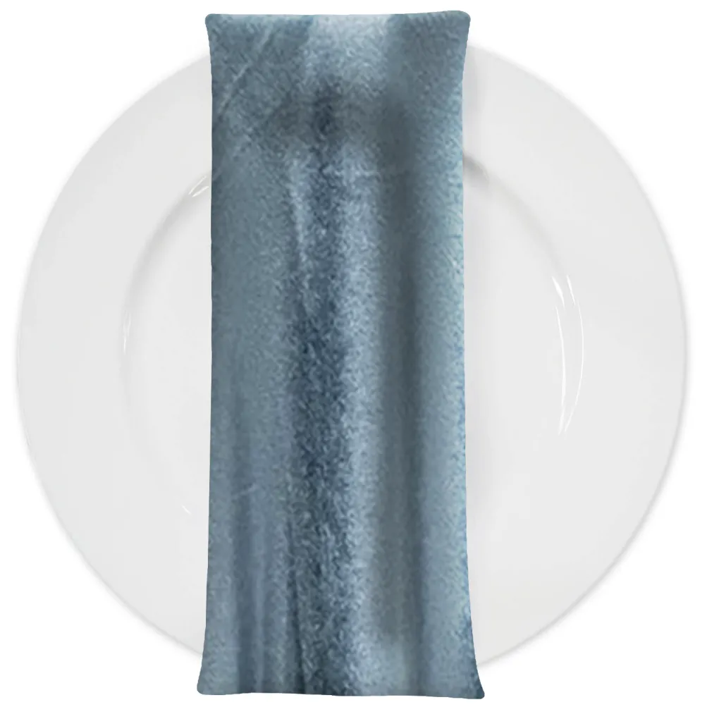 Luxury Plush Velvet Napkin in Copen Perry
