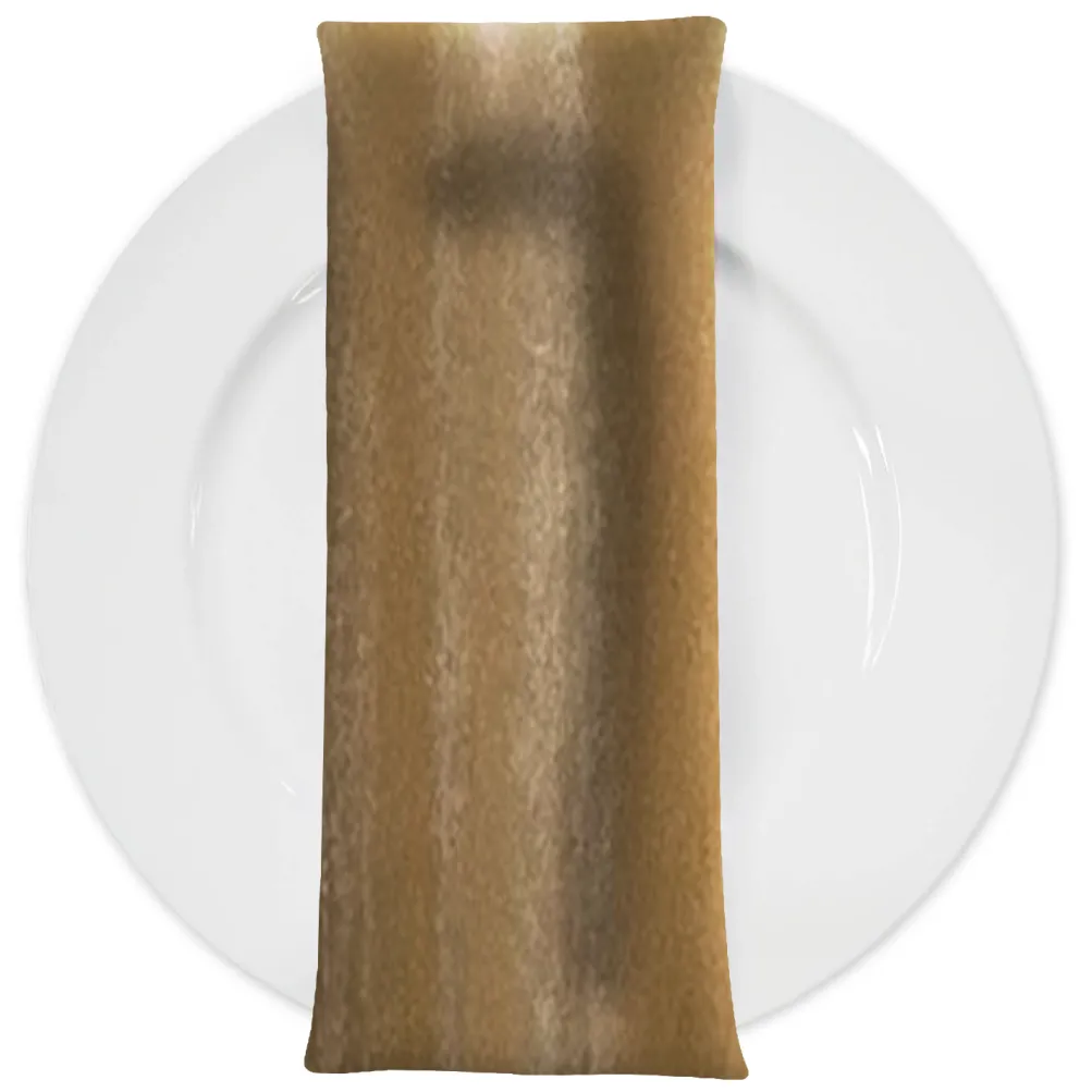Luxury Plush Velvet Napkin in Soft Gold