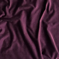Luxury Plush Velvet Table Linen in Plum
