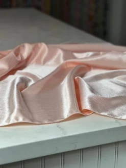Luxury Satin Table Linen in Blush