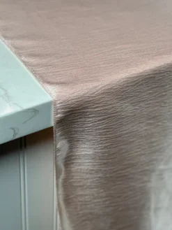 Luxury Satin Table Linen in Blush