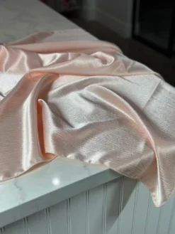 Luxury Satin Table Linen in Blush