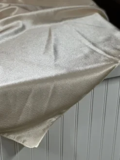 Luxury Satin Table Linen in Champagne