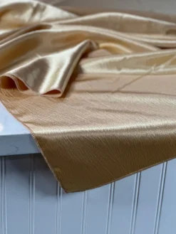 Luxury Satin Table Linen in Gold