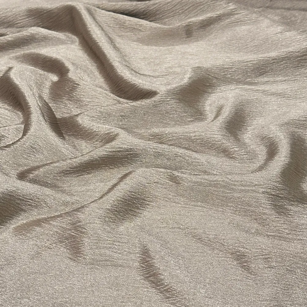 Luxury Satin Table Linen in Greystone